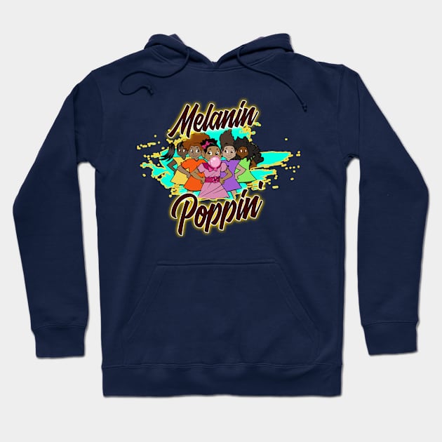 Melanin Poppin Hoodie by Diva and the Dude